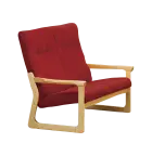 BE - 2 dvojkřeslo, koženka HOLY CE 2 - koženka malinová